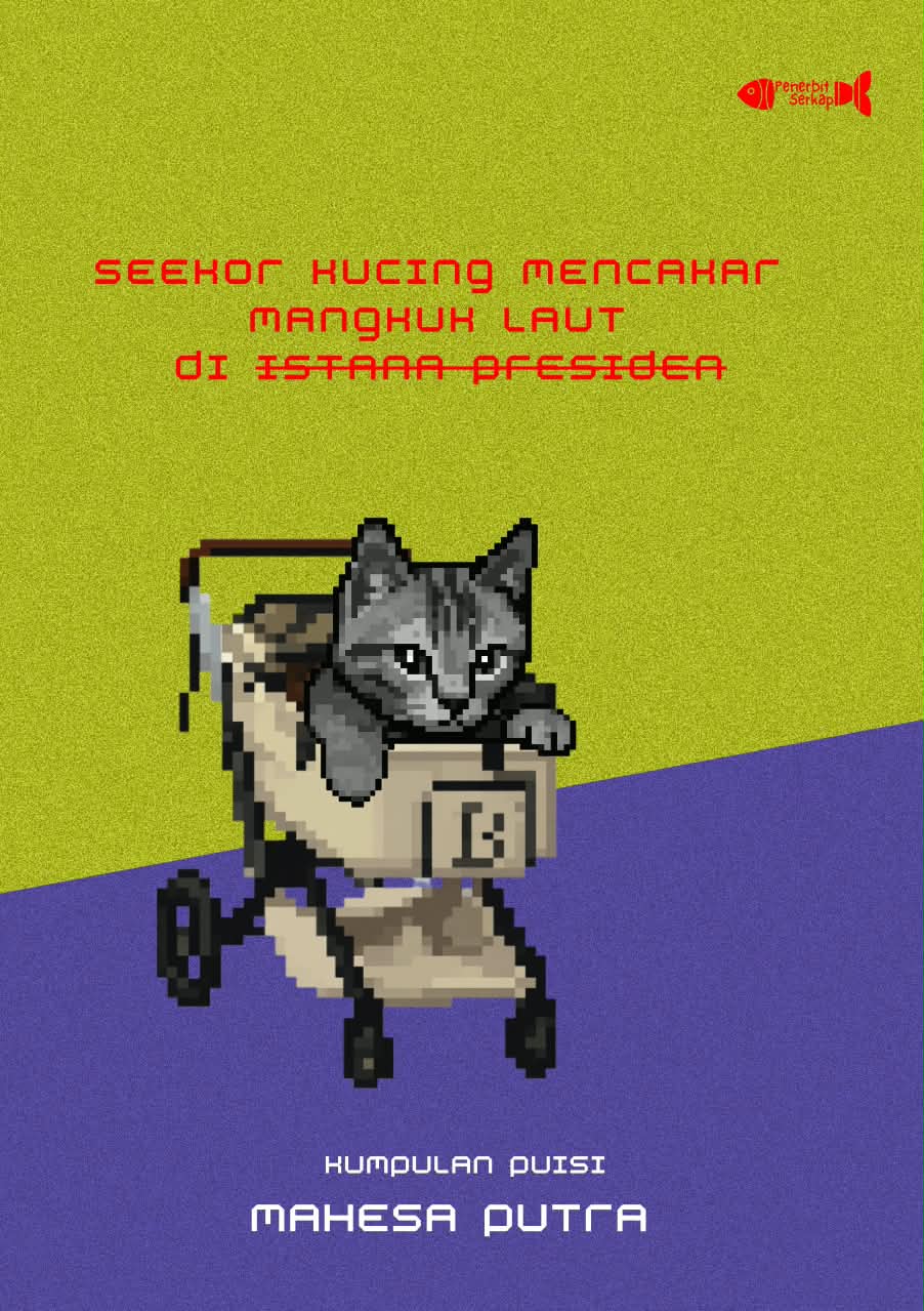 Seekor Kucing Mencakar Mangkuk Laut di Istana Presiden